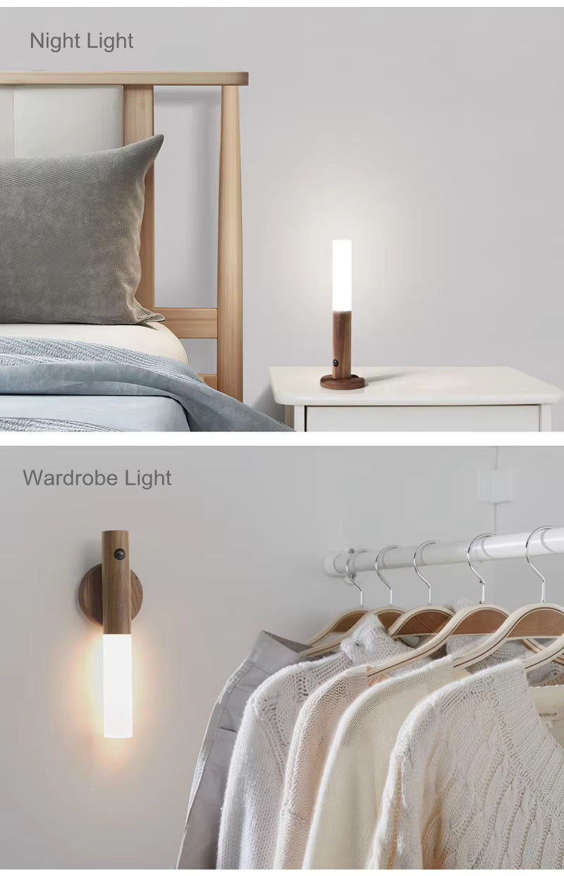 Wireless Wooden Night Light