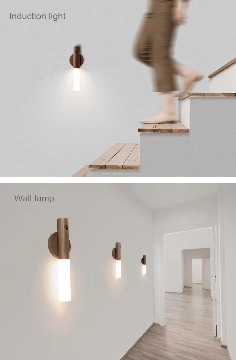 Wireless Wooden Night Light