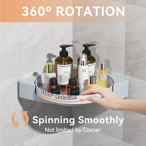 360 degree rotating shelf corner